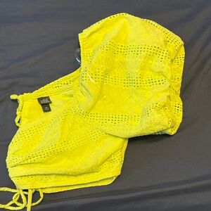 Wild Fable Lemon Eyelet Top